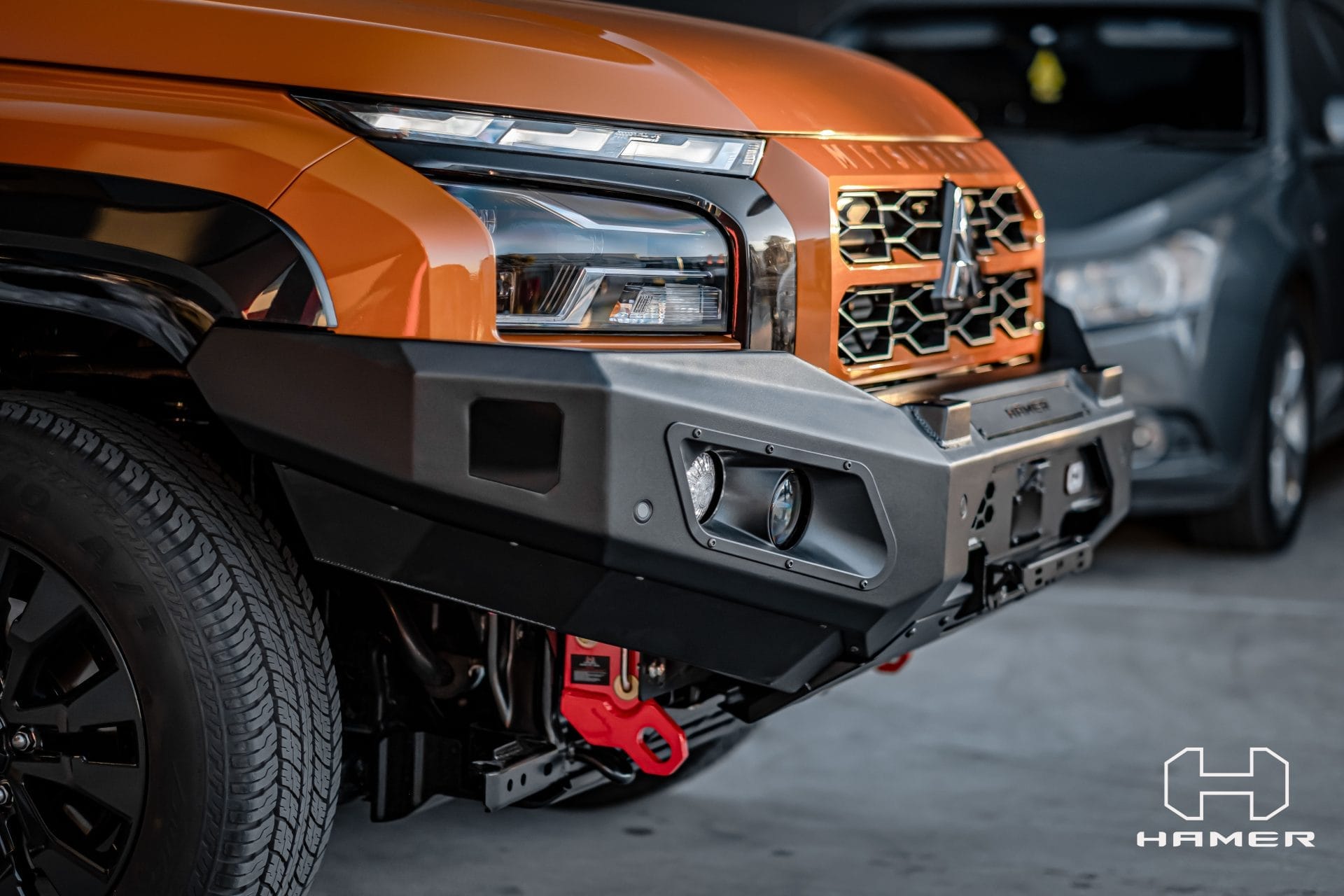 HAMER King series bull bar for Mitsubishi Triton MV ( 2024 – Present )