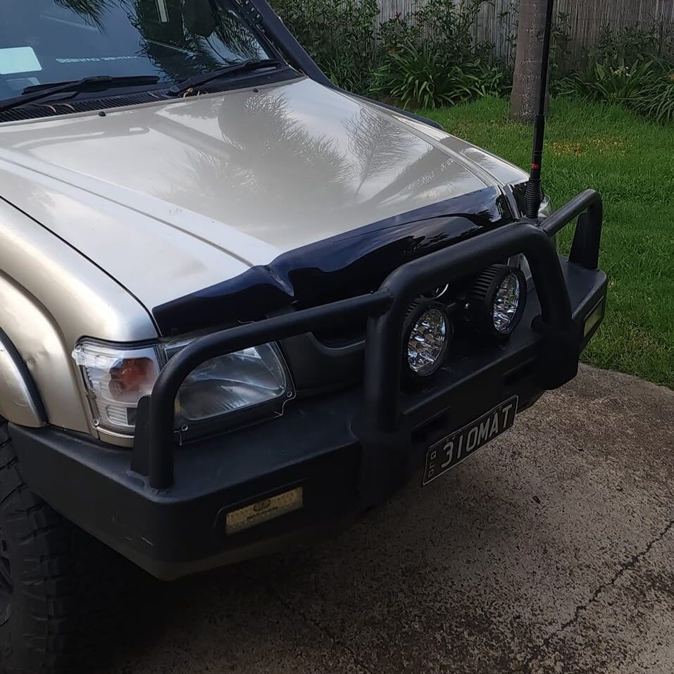 TINTED Bonnet Protector to suit Toyota Hilux 1997 - 2001 PRE FACE LIFT
