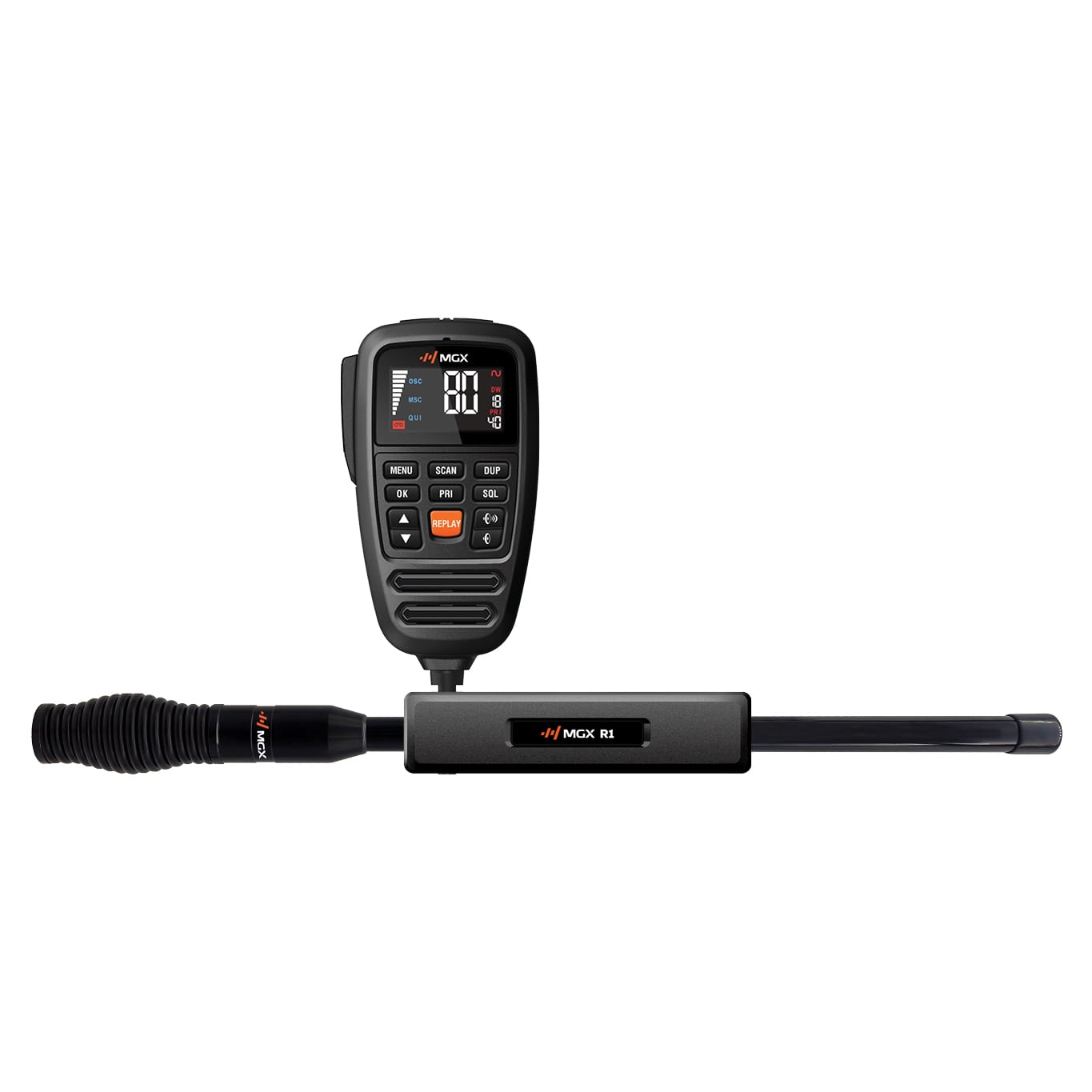 MGX R1 EXP - MGX IP67 REMOTE MIC 12/24V UHF/LMR EXPEDITON PACK